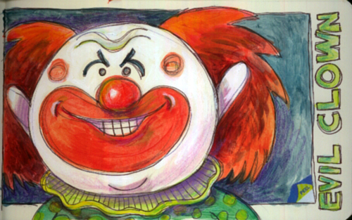 evil clown