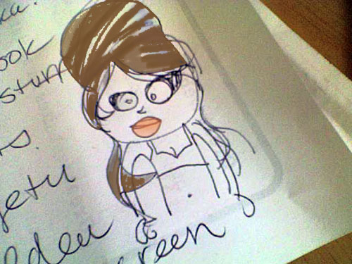 Amy Whinehouse doodle